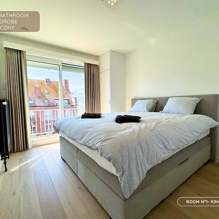 Le Saint-jacques - Sejour Premium Sur La Lippenslaan - 5min - Ideal Couples&amis - Balcon Vue Laterale - Garage Prive Gratuit Knokke-Heist