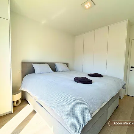Lejlighed Le Saint-jacques - Sejour Premium Sur La Lippenslaan - 5min - Ideal Couples&amis - Balcon Vue Laterale - Garage Prive Gratuit