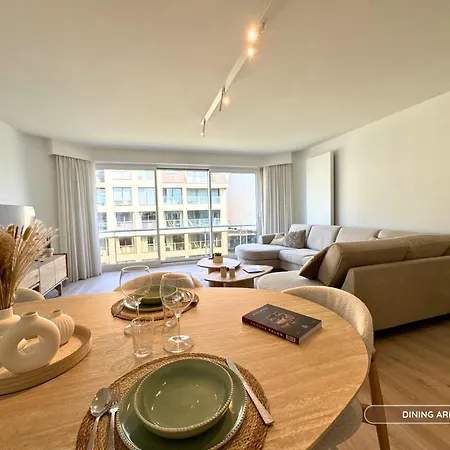 Le Saint-jacques - Sejour Premium Sur La Lippenslaan - 5min - Ideal Couples&amis - Balcon Vue Laterale - Garage Prive Gratuit Lejlighed