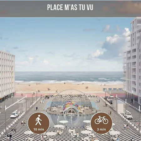 Lejlighed Le Saint-jacques - Sejour Premium Sur La Lippenslaan - 5min - Ideal Couples&amis - Balcon Vue Laterale - Garage Prive Gratuit